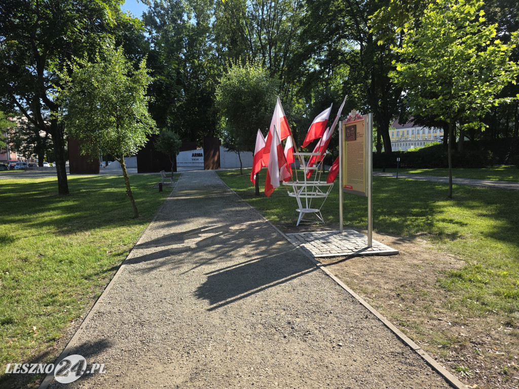 Skwer im. Marii i Lecha Kaczyńskich w Lesznie