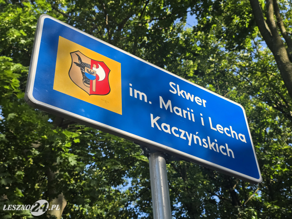 Skwer im. Marii i Lecha Kaczyńskich w Lesznie