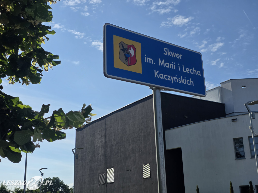 Skwer im. Marii i Lecha Kaczyńskich w Lesznie