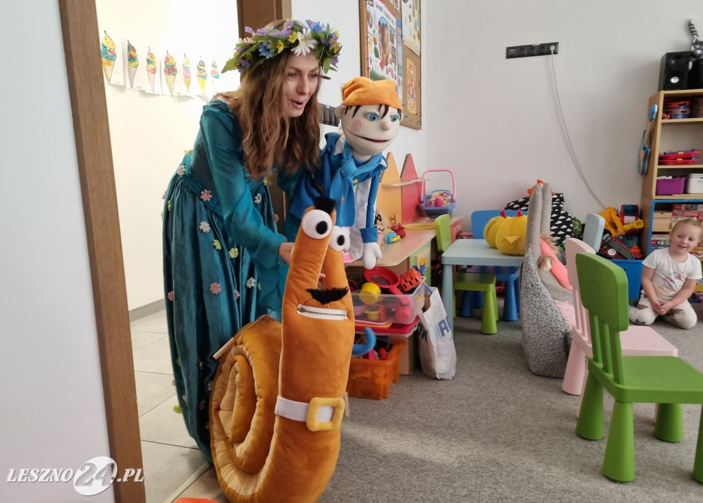 Lekcja teatralna w Przedszkolu nr 19 w Lesznie