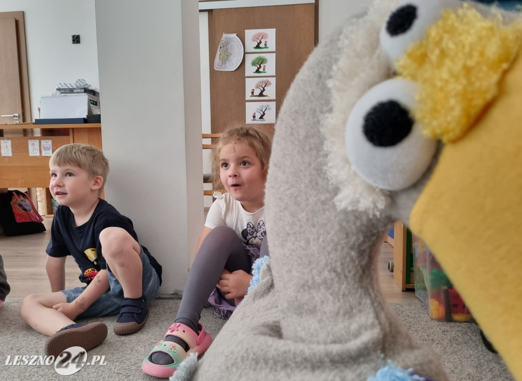 Lekcja teatralna w Przedszkolu nr 19 w Lesznie