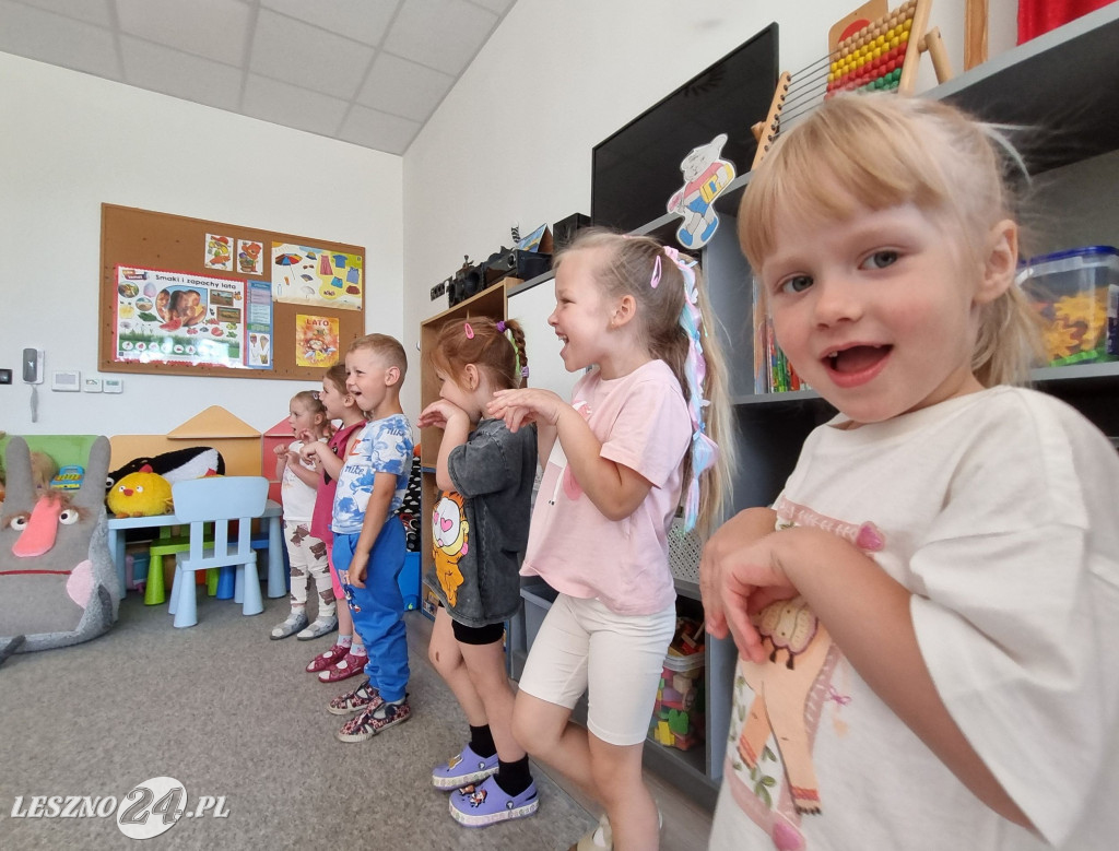 Lekcja teatralna w Przedszkolu nr 19 w Lesznie