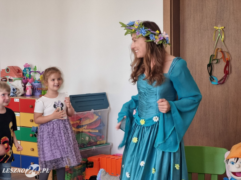 Lekcja teatralna w Przedszkolu nr 19 w Lesznie
