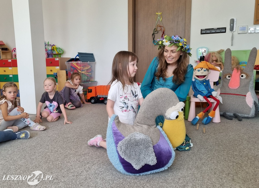 Lekcja teatralna w Przedszkolu nr 19 w Lesznie