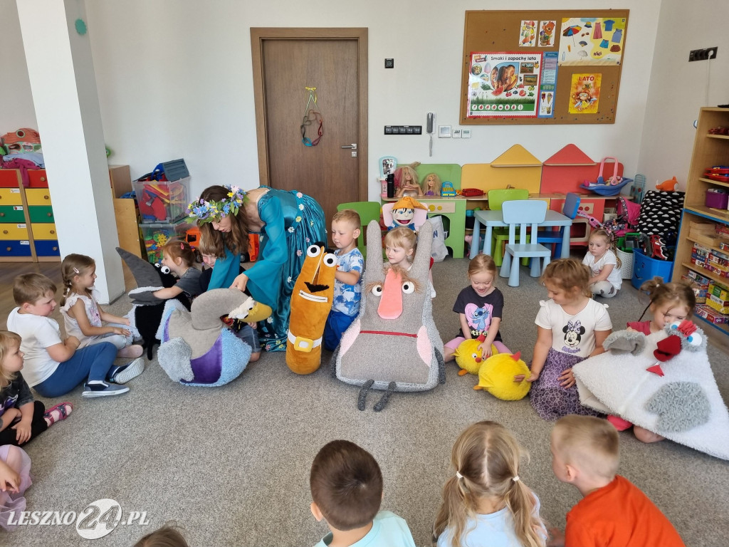 Lekcja teatralna w Przedszkolu nr 19 w Lesznie