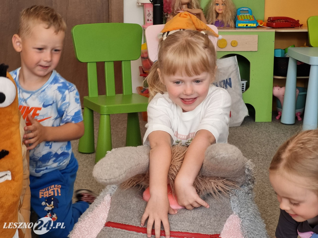 Lekcja teatralna w Przedszkolu nr 19 w Lesznie