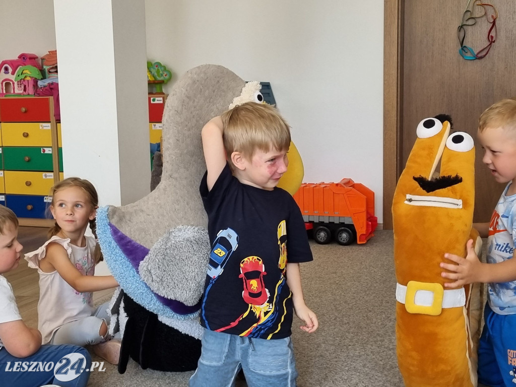 Lekcja teatralna w Przedszkolu nr 19 w Lesznie