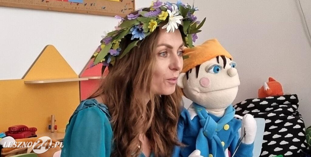Lekcja teatralna w Przedszkolu nr 19 w Lesznie