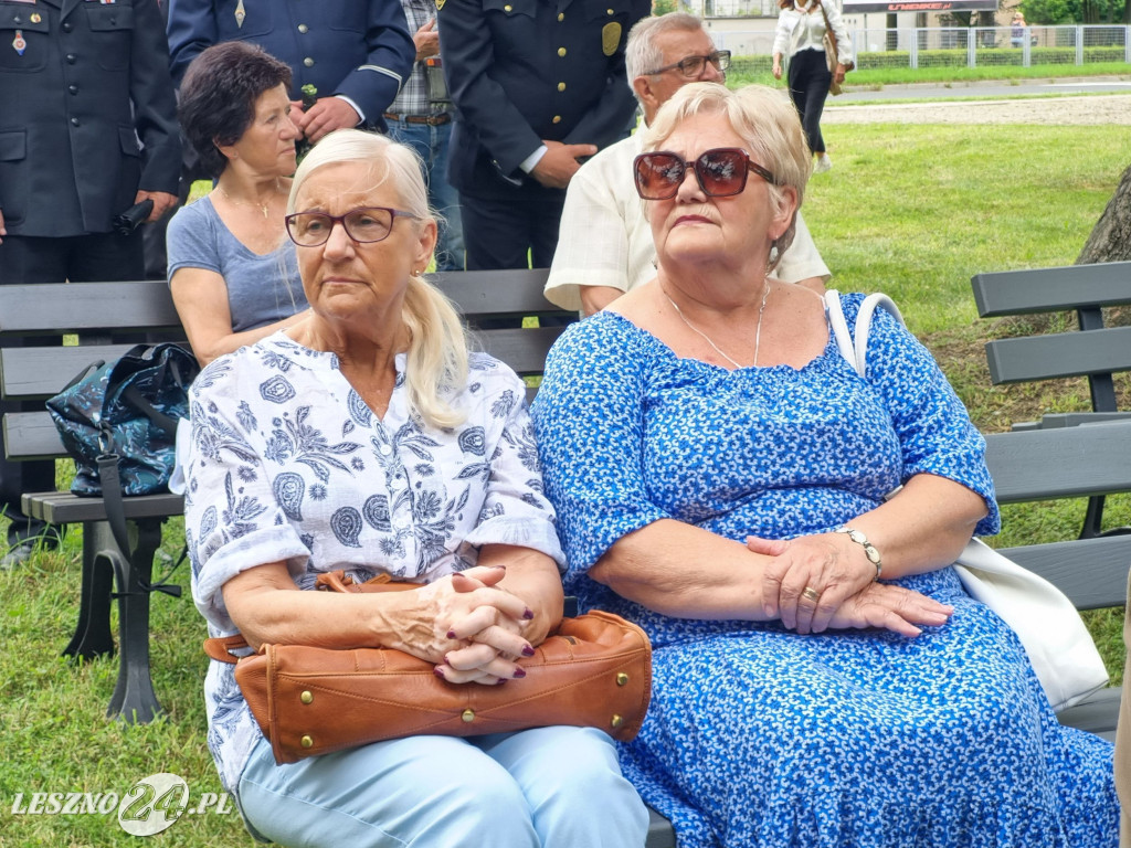 Odsłonięcie tablicy na Skwerze Marii i Lecha Kaczyńskich
