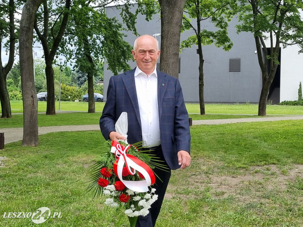 Odsłonięcie tablicy na Skwerze Marii i Lecha Kaczyńskich
