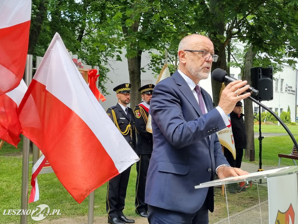 Odsłonięcie tablicy na Skwerze Marii i Lecha Kaczyńskich