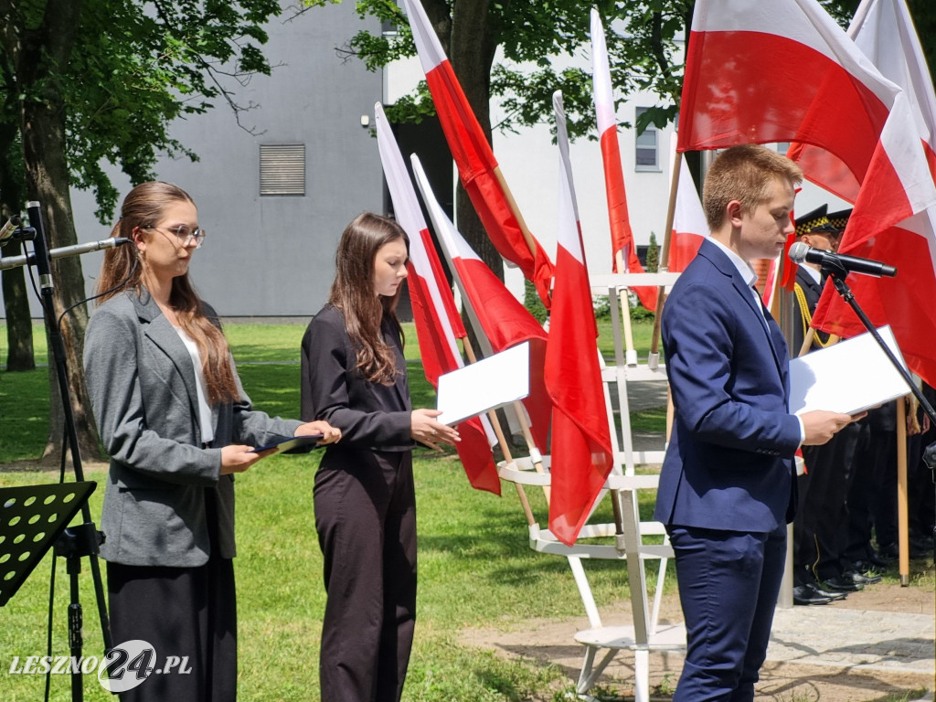 Odsłonięcie tablicy na Skwerze Marii i Lecha Kaczyńskich