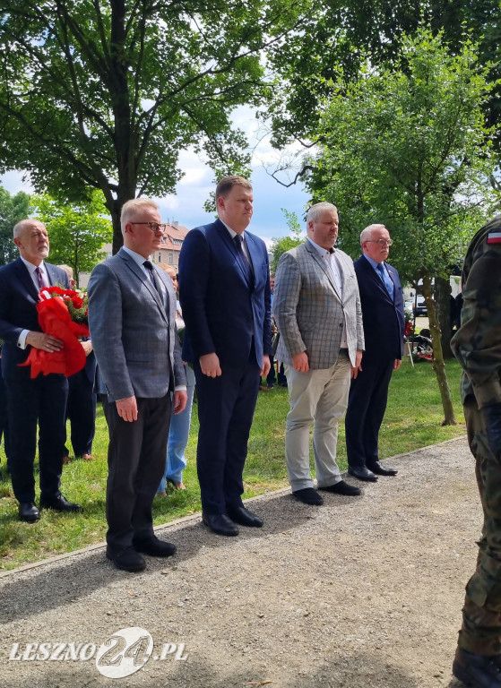 Odsłonięcie tablicy na Skwerze Marii i Lecha Kaczyńskich