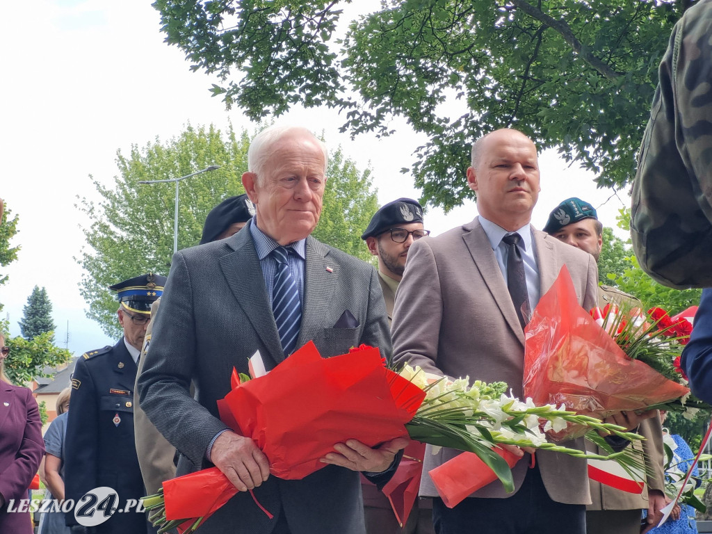 Odsłonięcie tablicy na Skwerze Marii i Lecha Kaczyńskich
