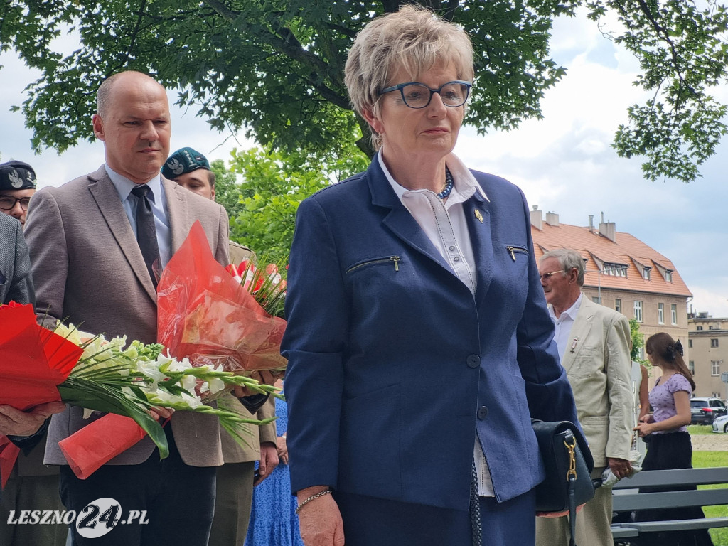 Odsłonięcie tablicy na Skwerze Marii i Lecha Kaczyńskich