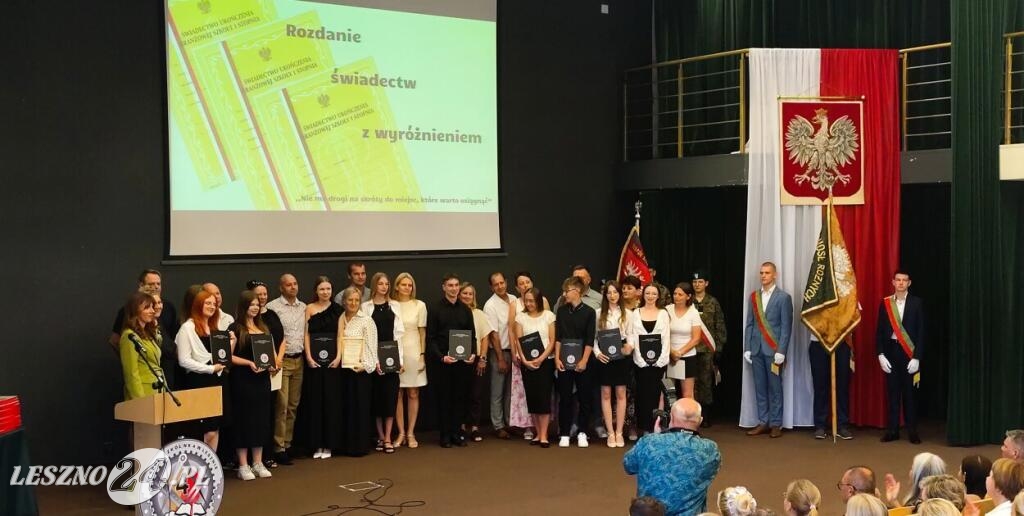 Zakończenie roku szkolnego ZS nr 4 w Lesznie