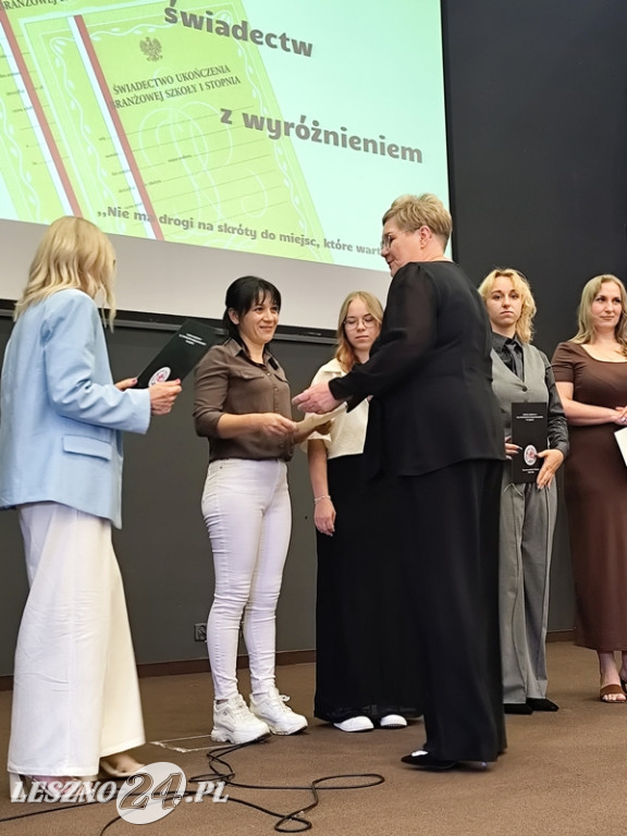 Zakończenie roku szkolnego ZS nr 4 w Lesznie