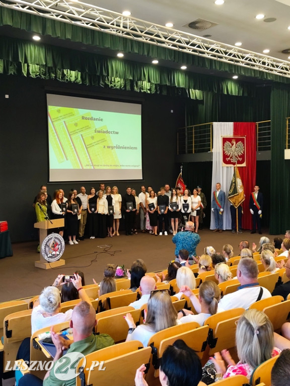 Zakończenie roku szkolnego ZS nr 4 w Lesznie