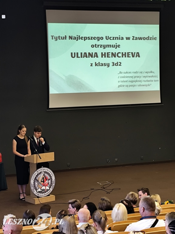 Zakończenie roku szkolnego ZS nr 4 w Lesznie