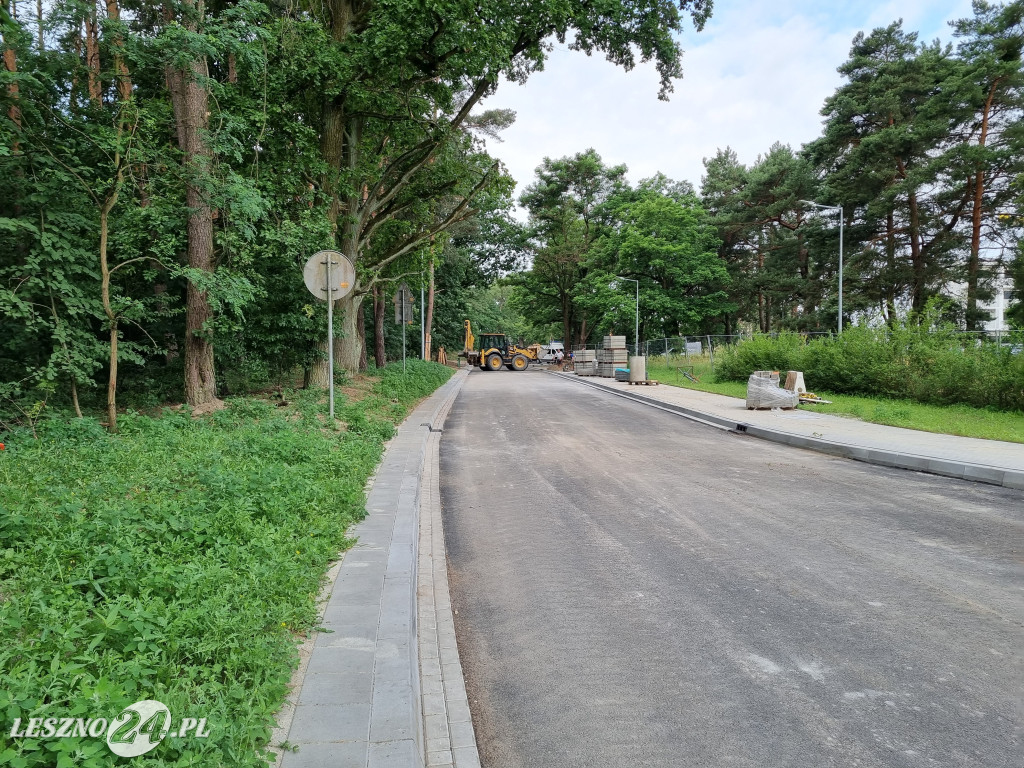 Remont ulicy Kiepury w Lesznie