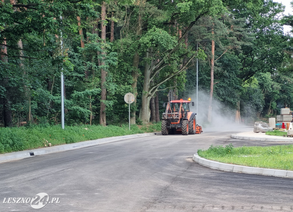 Remont ulicy Kiepury w Lesznie
