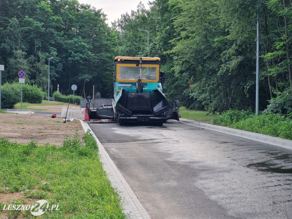 Remont ulicy Kiepury w Lesznie