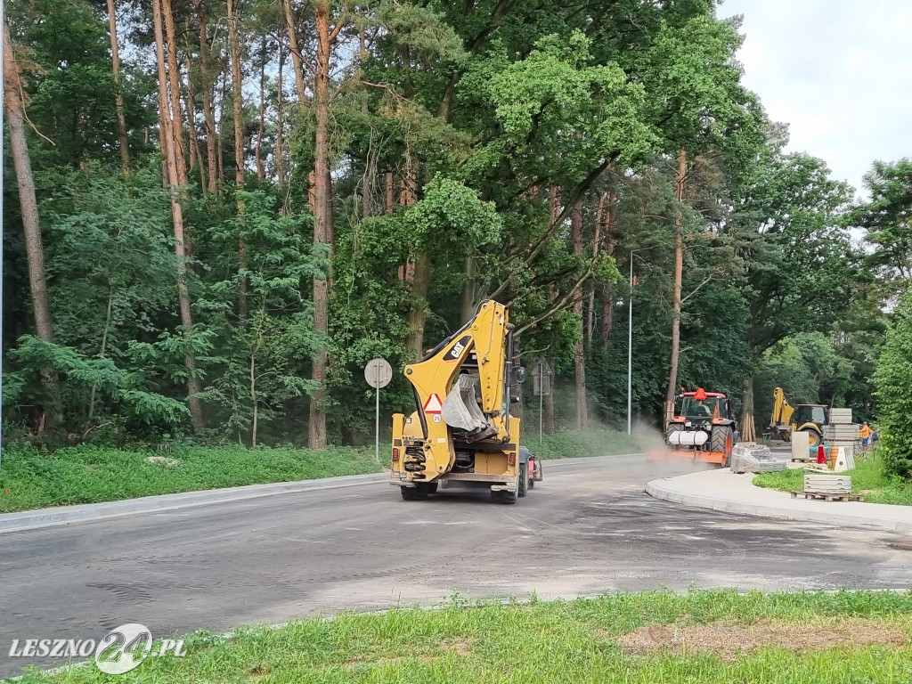 Remont ulicy Kiepury w Lesznie