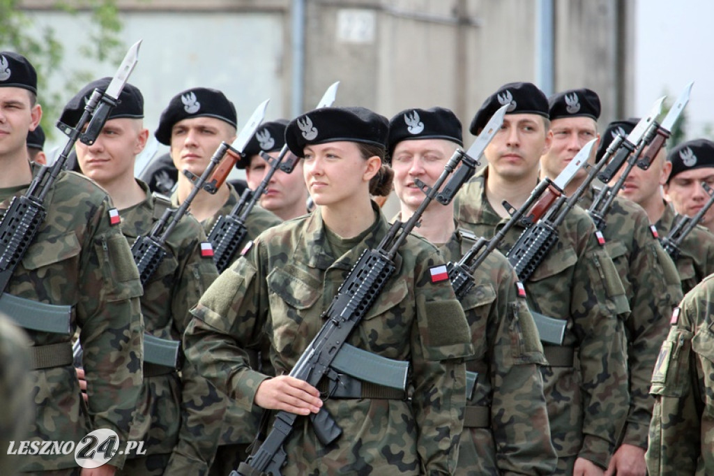 Kolejni rekruci złożyli przysięgę w Lesznie