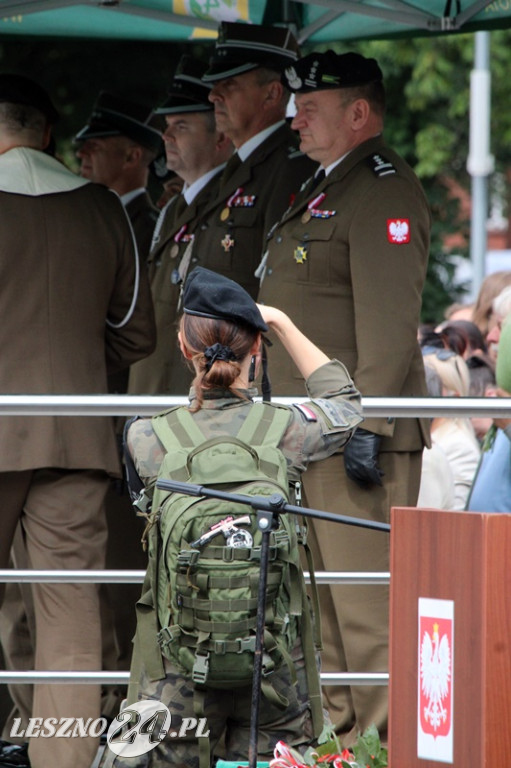 Kolejni rekruci złożyli przysięgę w Lesznie