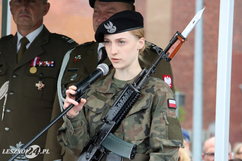 Kolejni rekruci złożyli przysięgę w Lesznie