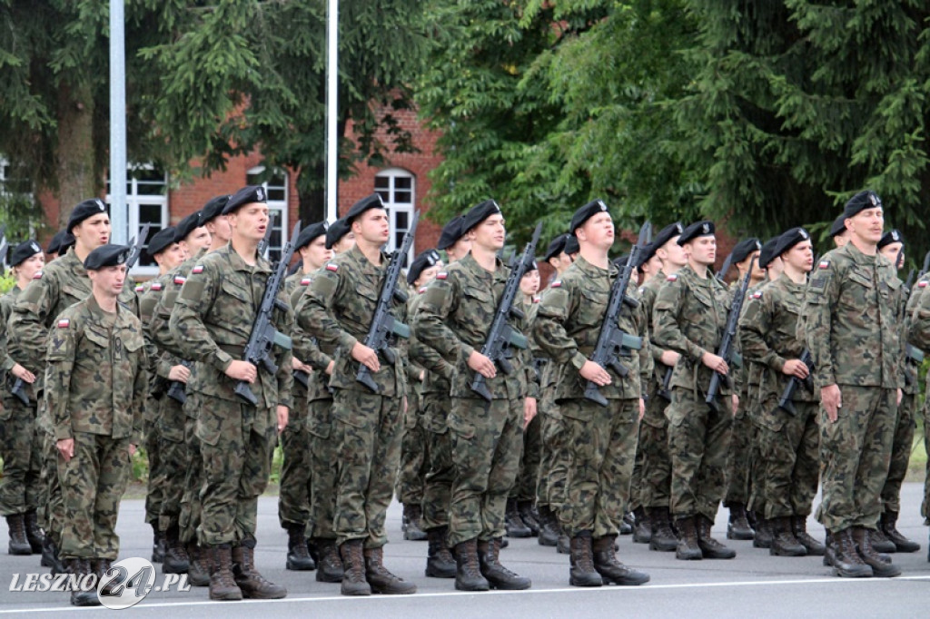 Kolejni rekruci złożyli przysięgę w Lesznie