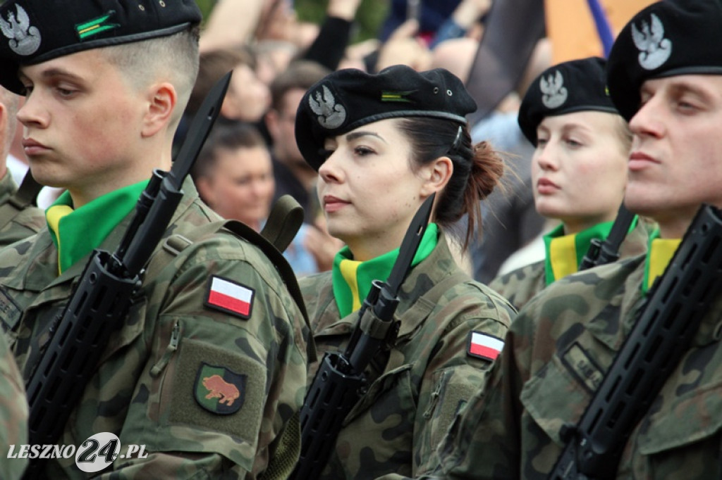 Kolejni rekruci złożyli przysięgę w Lesznie
