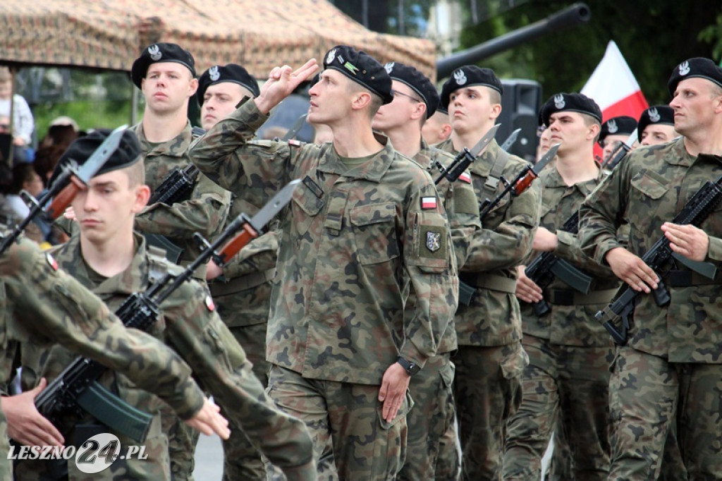 Kolejni rekruci złożyli przysięgę w Lesznie