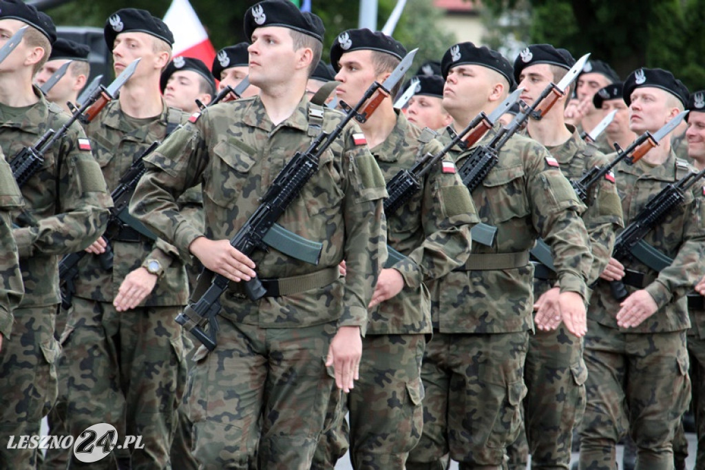 Kolejni rekruci złożyli przysięgę w Lesznie