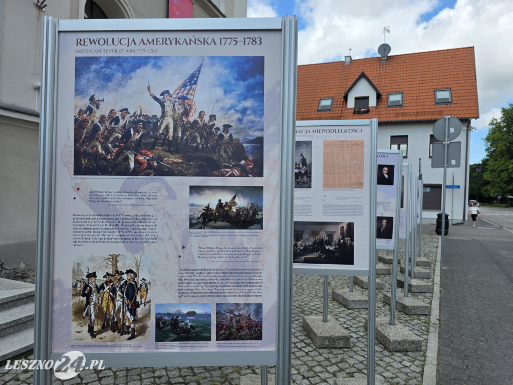 Wystawa 250 lat USA w Lesznie