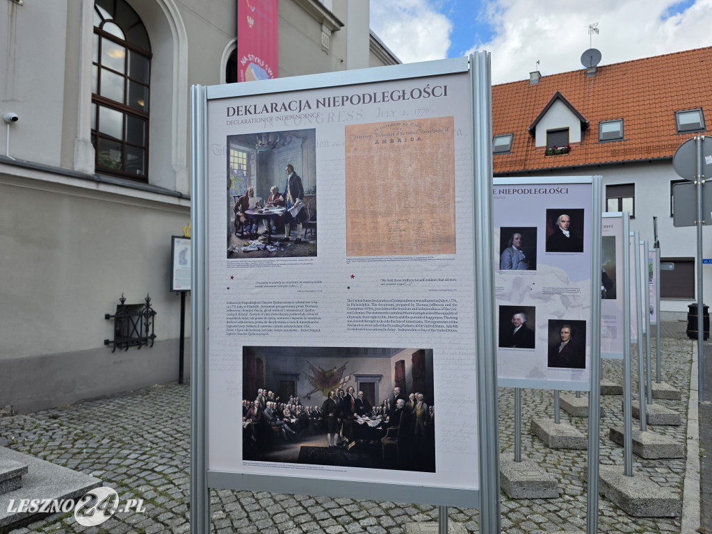 Wystawa 250 lat USA w Lesznie