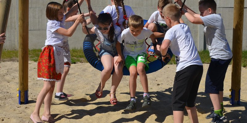 Plac zabaw na Dzień Dziecka