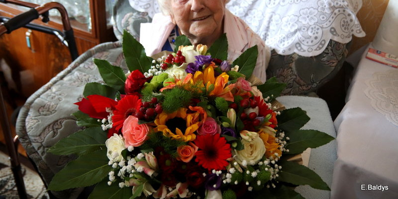 105 urodziny pani Zofii (kilka zdjęć)