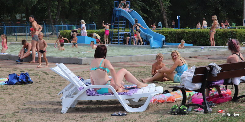 Tłoczno na basenie (zdjęcia)