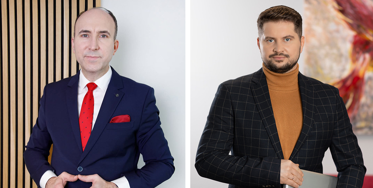 Rafał Zalesiński - Właściciel Zarządzający Partnerium, Mateusz Szałański - Prezes Zarządu Kancelarii Prawnej Fenix. 