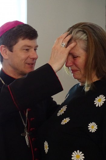 Biskup z Ukrainy spotkał się z uchodźcami-6627