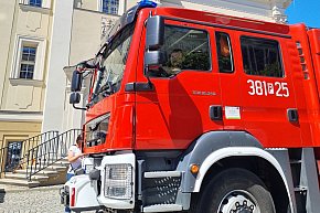 Alarm pożarowy w Ratuszu-8975
