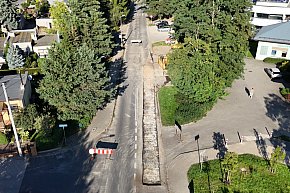 Ulica Kiepury w Lesznie częściowo zamknięta-11078