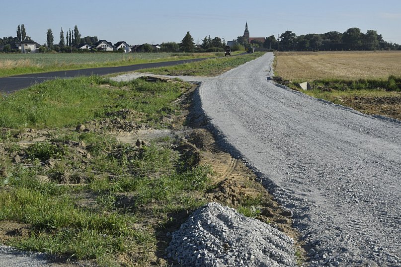 Droga rowerowa na półmetku