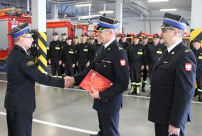 Nowy zastępca komendanta straży pożarnej w Lesznie (zdjęcia)-65561