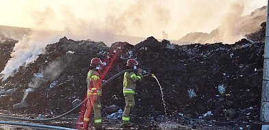 Kolejny duży pożar na składowisku odpadów w Rawiczu! (zdjęcia)-65903