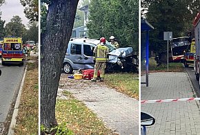 Zderzenie autobusu i osobówki w Wilkowicach. Są ranni! (zdjęcia, film)-69549