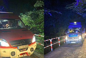 Policjanci i strażacy szukali topielca w jeziorze w Osiecznej (zdjęcia)-76940