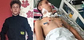 18-letni Mikołaj uległ wypadkowi. Potrzebne są... 