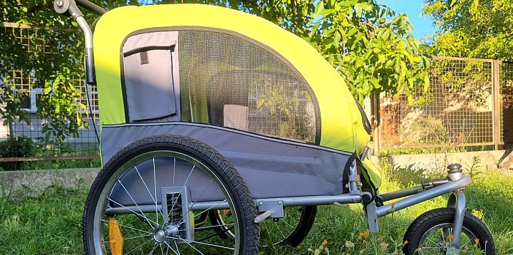 Sprzedam prawie nieużywaną przyczepkę dla psów -77628